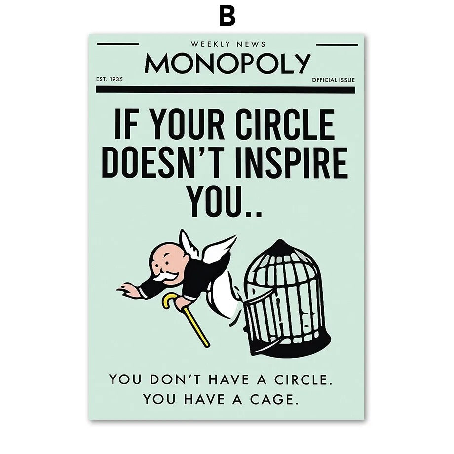 Canvas frameless painting core store hanging paintings, living room sofa background wall decoration oil paintings