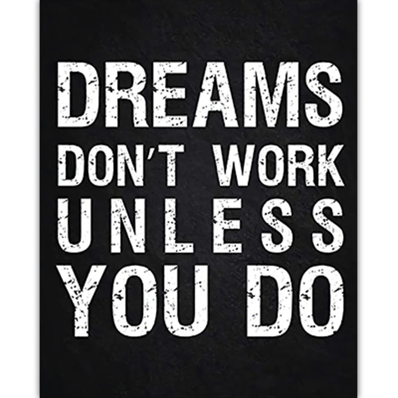 English black-and-white quotes, living room, bedroom, background wall, study, hanging paintings, murals, decorative painting cores