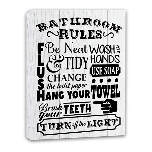 Guangdong English pirational wall paintings, pine wood frame canvas paintings, bathroom and living room decorative paintings