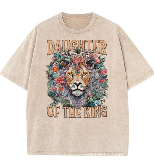 Retro washed and aged large-sized pure cotton short-sleeved shirts that are selling well in Europe and America